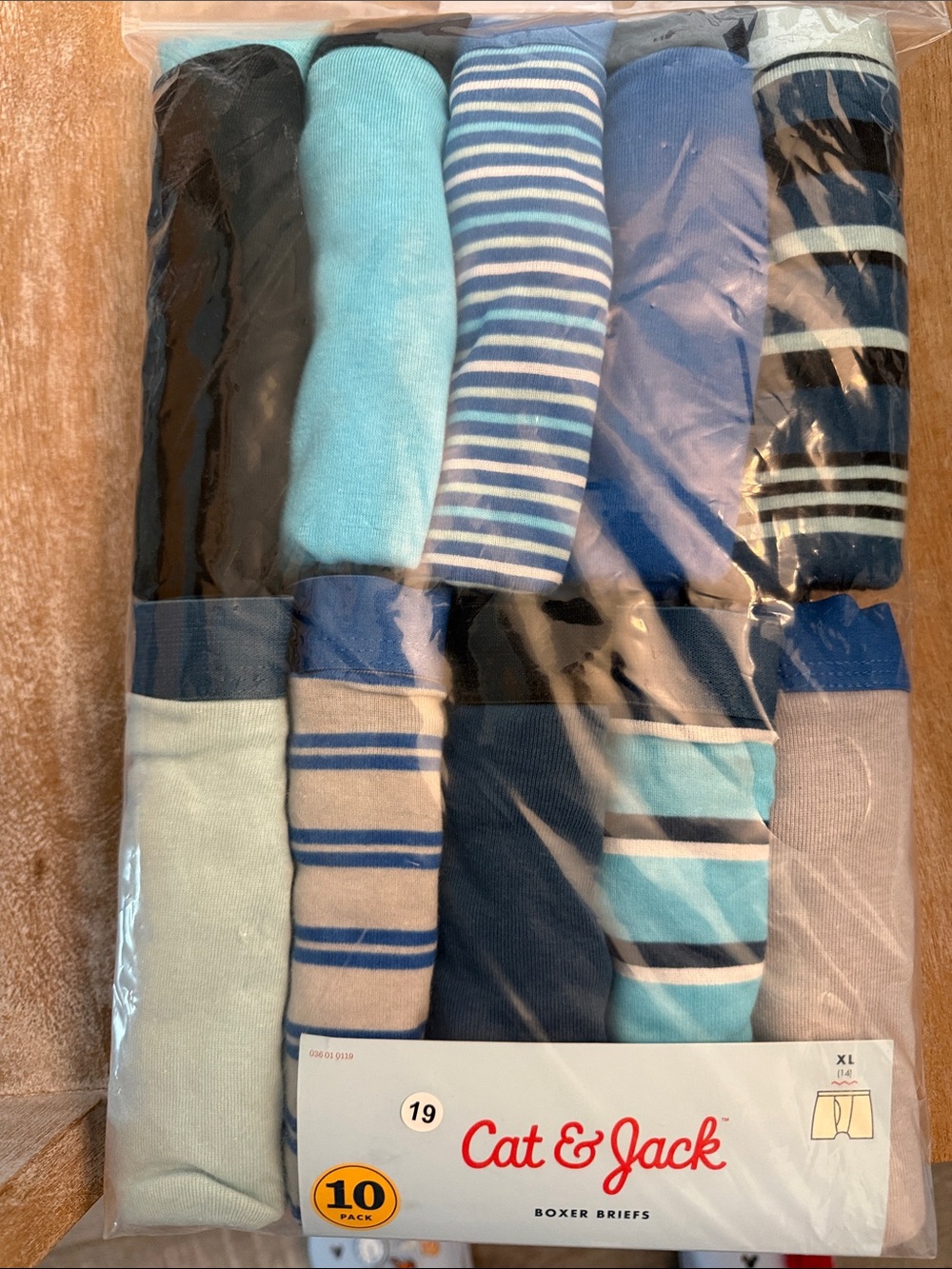 Boys Cotton Boxer Briefs (10) Pairs - Picture 2 of 3